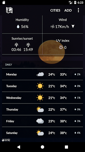 Africa Weather Screenshot 1