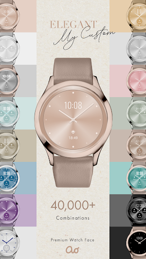 Elegant My Custom Watch Face Screenshot 3
