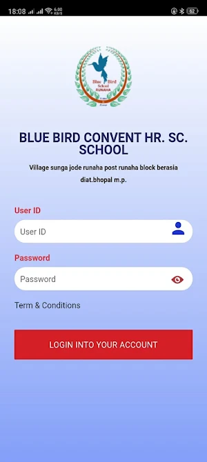 BLUE BIRD CONVENT H.S SCHOOL Screenshot 0