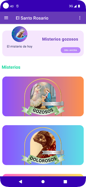El Santo Rosario En Español Screenshot 0