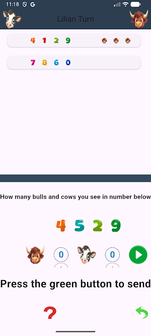 Bulls and Cows Screenshot 2