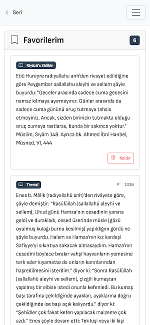 Her Güne Bir Hadis Screenshot 2