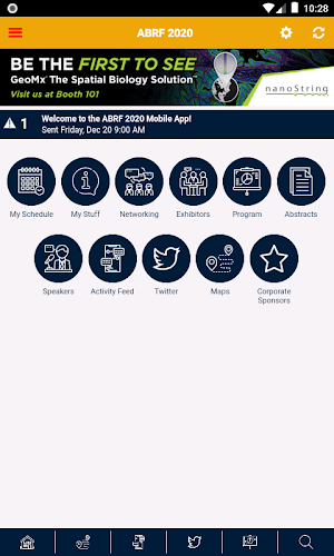 ABRF Event App Screenshot 1