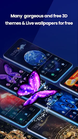 Live Launcher Lite-3Dwallpaper Screenshot 0