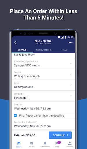 EssayPro: Essay Writer for Hire (official tool) screenshot 8