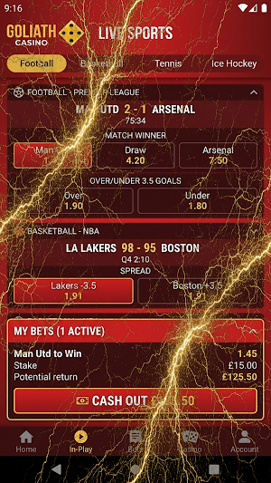 Goliath Casino Screenshot 2