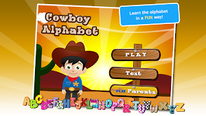 Alphabet Cowboy ABC for Kids Screenshot 0