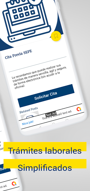 Prestaciones SEPE, consultar Screenshot 2