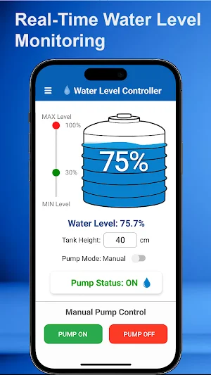 Smart Water Level Controller Screenshot 1