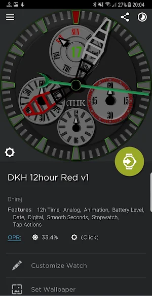 DKH 12hour Red for WM Screenshot 1