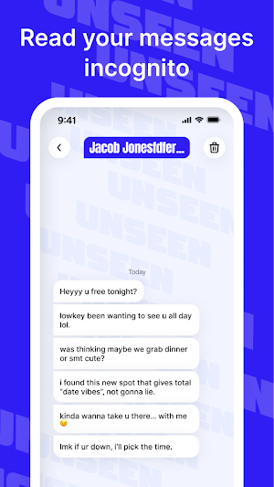 Peekly: Unseen Chat & Track Screenshot 1
