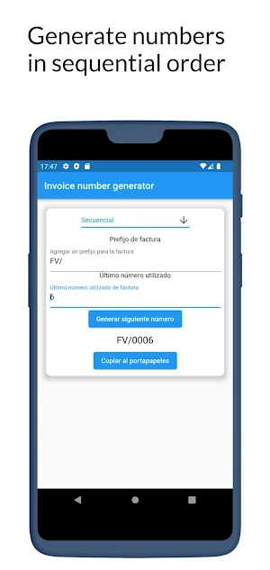 Invoice Number Generator Screenshot 2