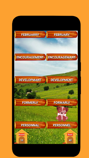 Correct Word Jump Game Screenshot 1