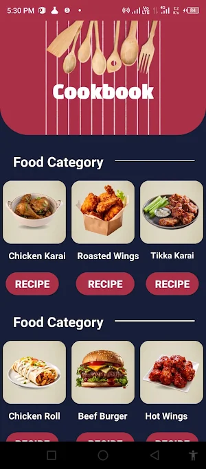 Cookbook App Screenshot 1
