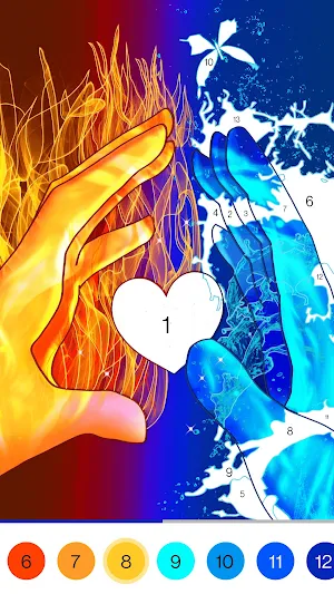 Fun Paint : Color by Number Screenshot 1