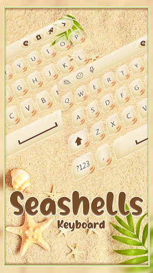 Sea Shells Keyboard Screenshot 2