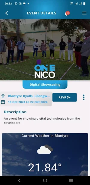NICO Events Screenshot 0