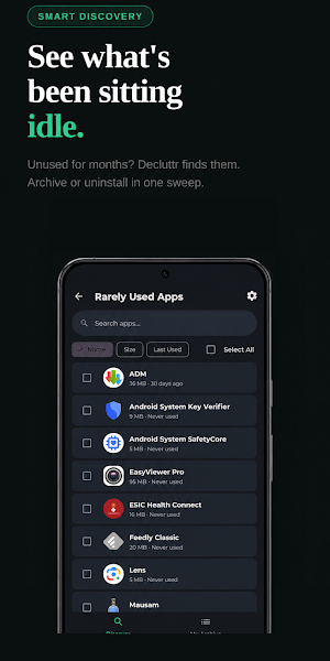 Decluttr: Uninstall & Archive Screenshot 1