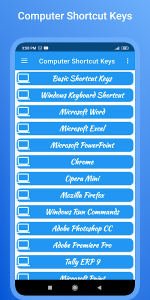 Computer Windows Shortcut Keys Screenshot 0