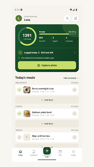 MyFoody: Recipes & Calories Screenshot 1