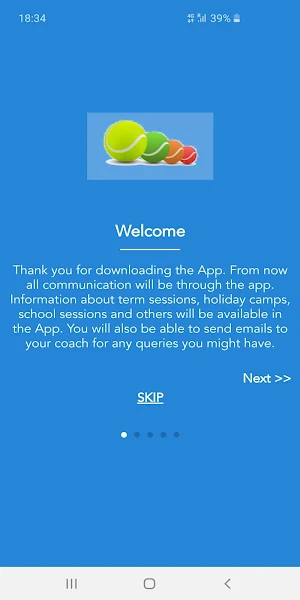 Cartmell Tennis Coaching Screenshot 1