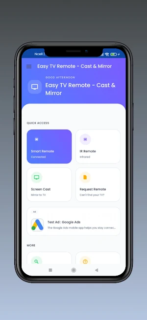 Easy TV Remote: Cast & Mirror Screenshot 0