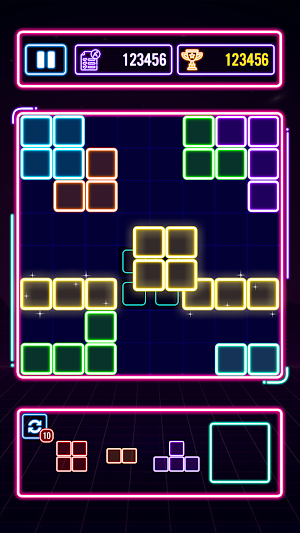 Block Neon Master: Puzzle Game Screenshot 1
