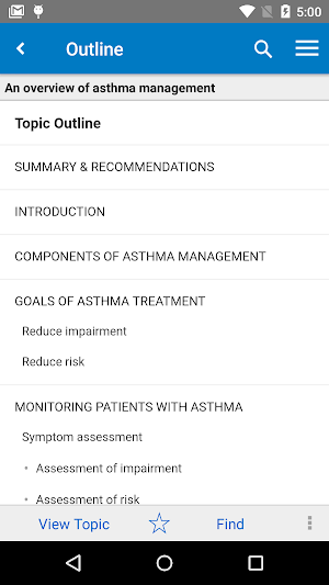 UpToDate for Android Screenshot 2
