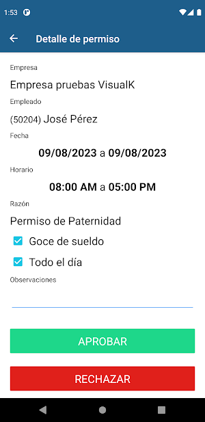 HTIS App Screenshot 3