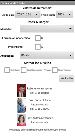 Proyecto Matriz Salarial BeLiA Screenshot 1