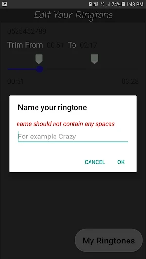 Ringtone Cutter - Audio and Vi Screenshot 2