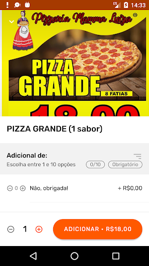 Pizzaria Mamma Luiza Screenshot 1