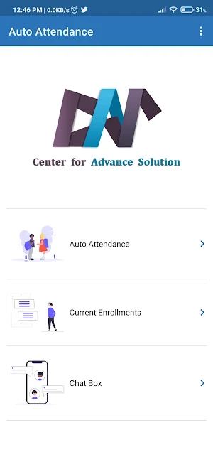 Auto Attendance Screenshot 1