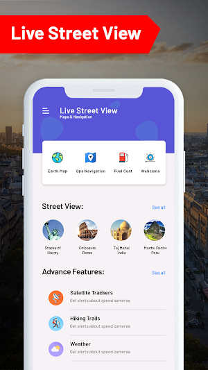 Street View & GPS Navigation Screenshot 0