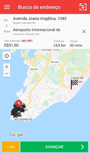 Tele Táxi Salvador Screenshot 2