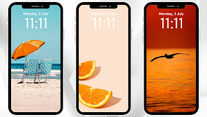 Orange Wallpaper Screenshot 1