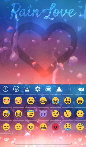 Rain Love Animated Keyboard +  Screenshot 3
