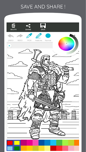 Viking Coloring Book Screenshot 1