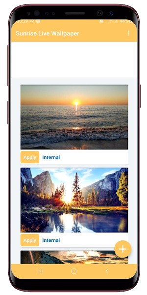 Sunrise Live Wallpaper Screenshot 0