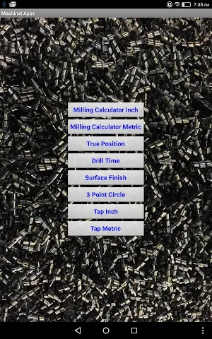 Milling Calculator Screenshot 0
