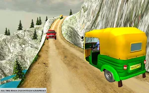 Mountain Auto Tuk Tuk Rickshaw : New Games 2020 Screenshot 2