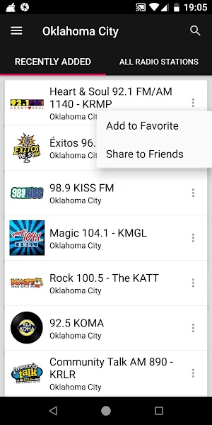 Oklahoma City Radio Stations - USA Screenshot 1