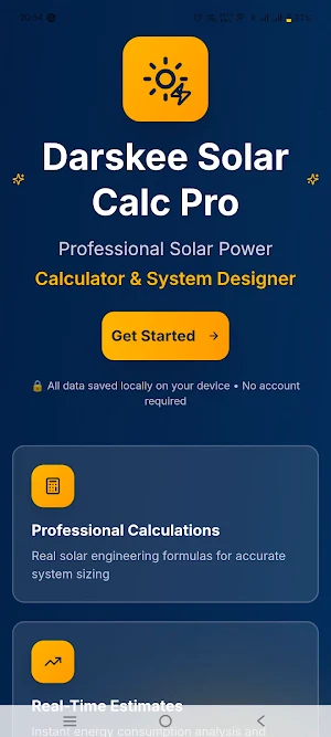 Solar PV Calc - Solar Designer Screenshot 0