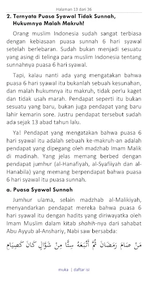 Harus Diketahui Puasa Syawal Screenshot 3