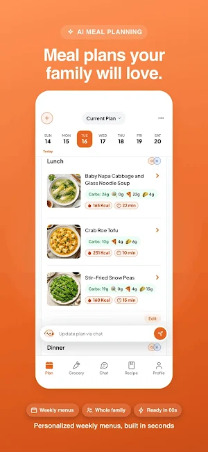 CosMeal: AI Meal Planner Screenshot 0