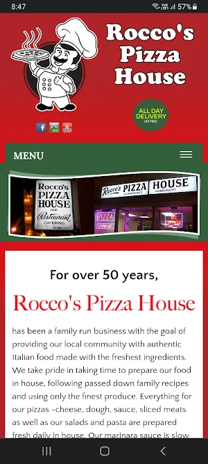 Rocco's Pizza Screenshot 2
