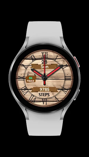 Pars Wooden Analog Watch Face Screenshot 3
