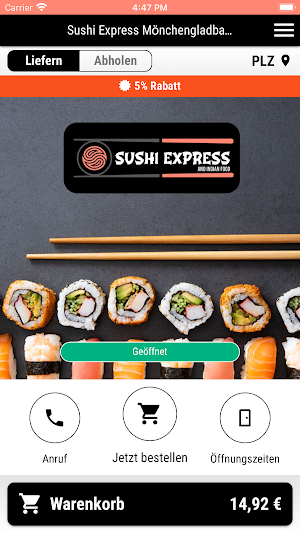 Sushi Express Mönchengladbach Screenshot 0