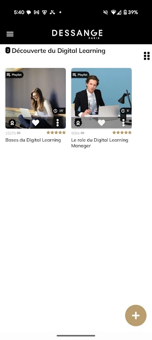 Dessange Learning Lounge Screenshot 1