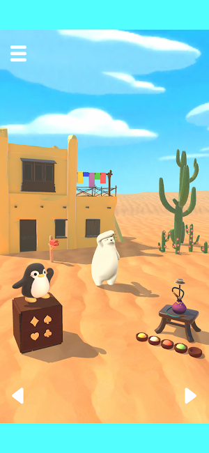 脱出ゲーム ペンギンくんとシロクマのエジプト大冒険 Screenshot 2
